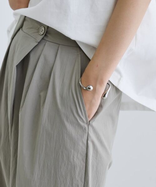 GALLEST / ギャレスト ショート・ハーフ・半端丈パンツ | タイプライターラップワイドパンツ | 詳細7