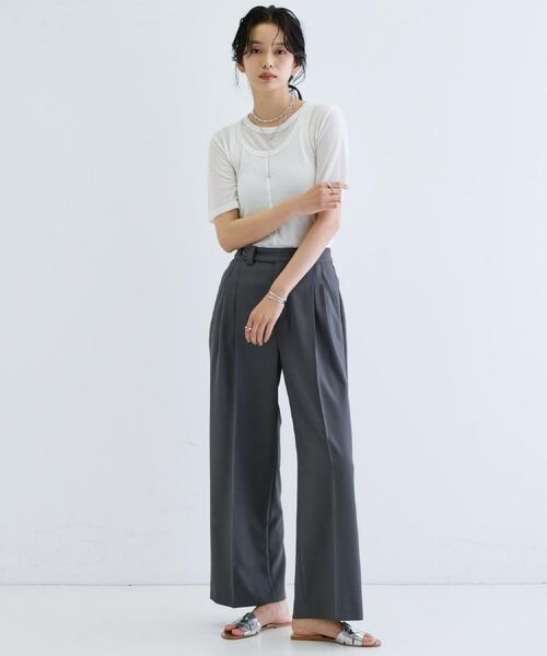 GALLEST / ギャレスト パンツ | モードストレートパンツ | 詳細7