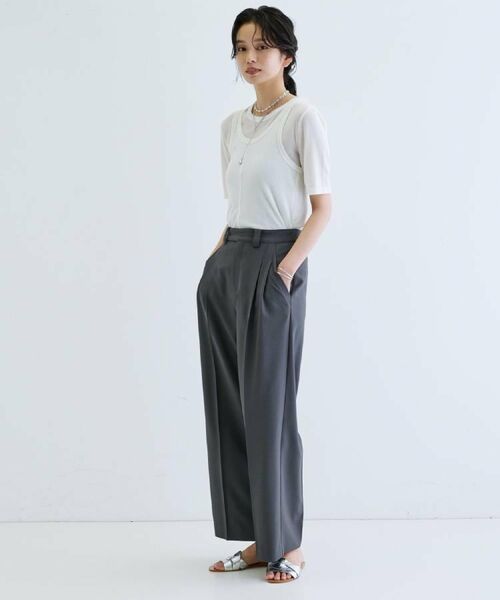 GALLEST / ギャレスト パンツ | モードストレートパンツ | 詳細9