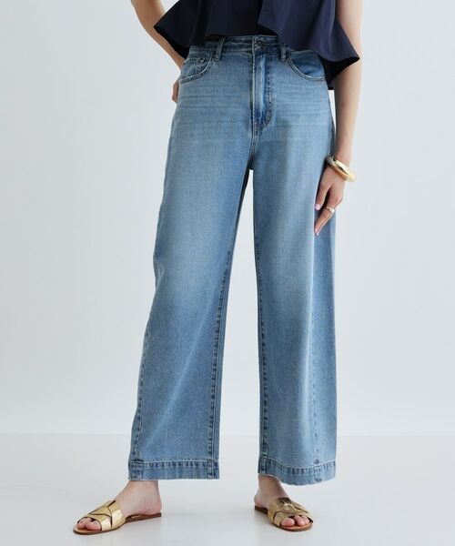 GALLEST / ギャレスト デニムパンツ | ライトワイドデニム(ブルー(091))