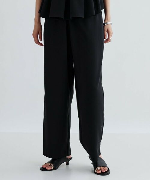 GALLEST / ギャレスト パンツ | 【セットアップ対応】リネンライクイージーパンツ【カセット服/通勤・オフィス】 | 詳細1