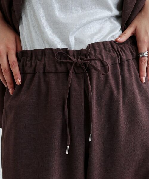 GALLEST / ギャレスト パンツ | 【セットアップ対応】リネンライクイージーパンツ【カセット服/通勤・オフィス】 | 詳細10