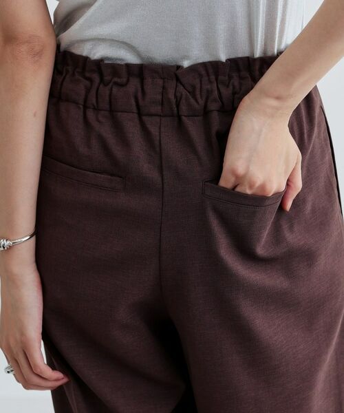GALLEST / ギャレスト パンツ | 【セットアップ対応】リネンライクイージーパンツ【カセット服/通勤・オフィス】 | 詳細11