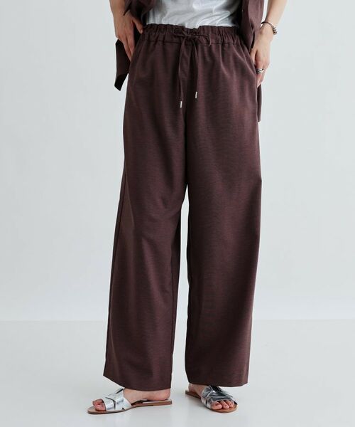 GALLEST / ギャレスト パンツ | 【セットアップ対応】リネンライクイージーパンツ【カセット服/通勤・オフィス】 | 詳細6