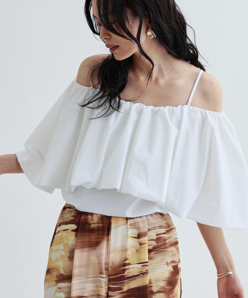 GALLEST / ギャレスト シャツ・ブラウス | ボリュームオフショルブラウス | 詳細13