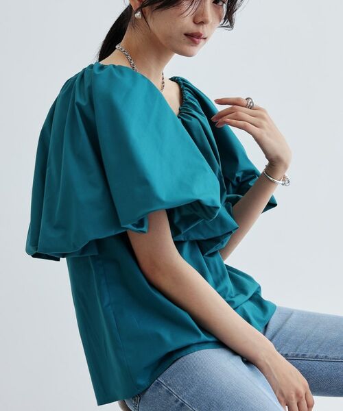 GALLEST / ギャレスト シャツ・ブラウス | ボリュームオフショルブラウス | 詳細24
