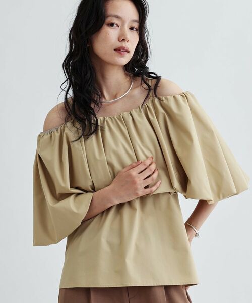 GALLEST / ギャレスト シャツ・ブラウス | ボリュームオフショルブラウス | 詳細4