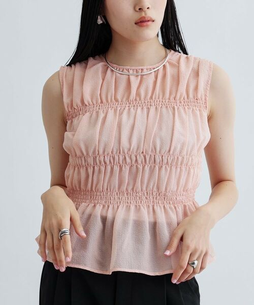 GALLEST / ギャレスト シャツ・ブラウス | ワッシャーティアードブラウス | 詳細3