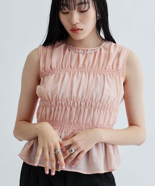 GALLEST / ギャレスト シャツ・ブラウス | ワッシャーティアードブラウス | 詳細4