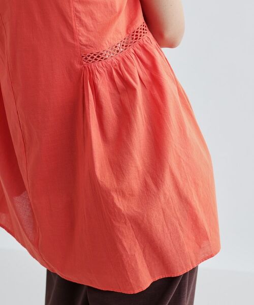 GALLEST / ギャレスト シャツ・ブラウス | シャーリングスリーブコットンブラウス | 詳細12