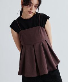 GALLEST / ギャレスト キャミソール・チューブトップ | 【セットアップ対応】リネンライクビスチェ【カセット服/通勤・オフィス】