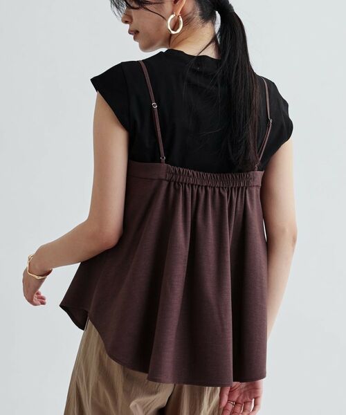 GALLEST / ギャレスト キャミソール・チューブトップ | 【セットアップ対応】リネンライクビスチェ【カセット服/通勤・オフィス】 | 詳細10
