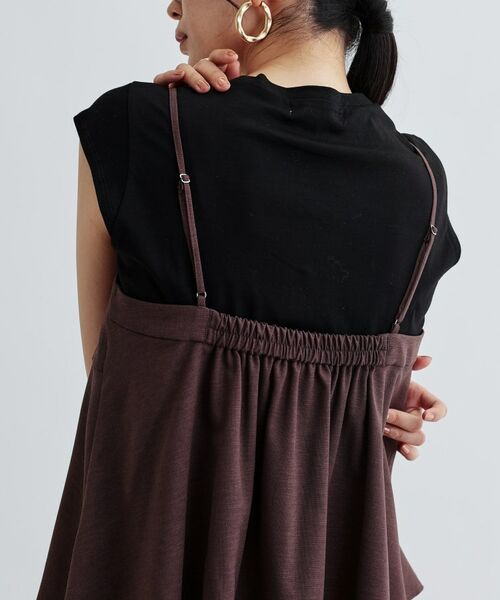 GALLEST / ギャレスト キャミソール・チューブトップ | 【セットアップ対応】リネンライクビスチェ【カセット服/通勤・オフィス】 | 詳細11