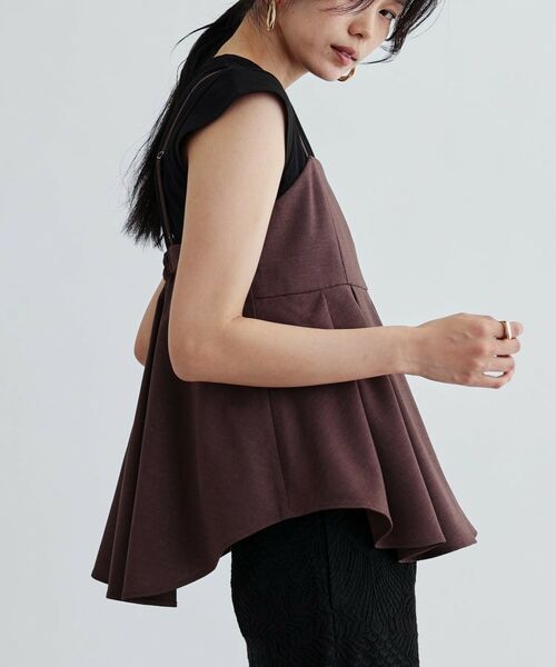 GALLEST / ギャレスト キャミソール・チューブトップ | 【セットアップ対応】リネンライクビスチェ【カセット服/通勤・オフィス】 | 詳細15