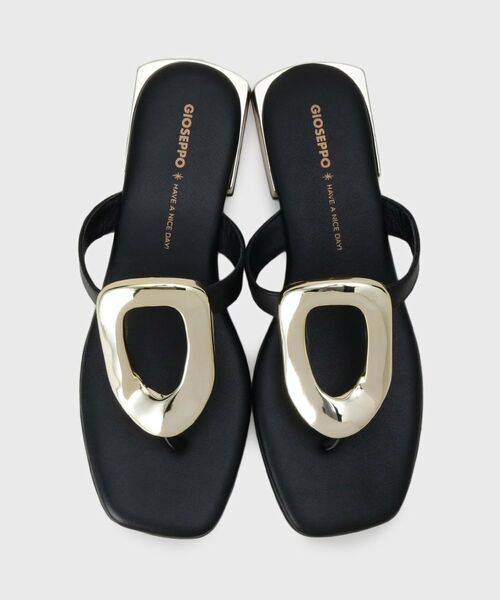 GALLEST / ギャレスト サンダル | 【GIOSEPPO】ブラックレザーサンダル | 詳細3