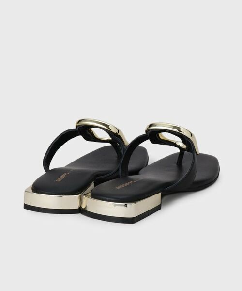GALLEST / ギャレスト サンダル | 【GIOSEPPO】ブラックレザーサンダル | 詳細5