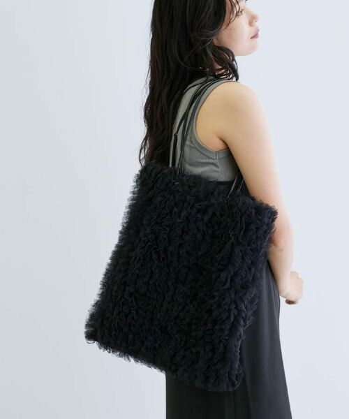 GALLEST / ギャレスト トートバッグ | フリルチュールトートバッグ | 詳細1