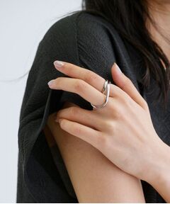 GALLEST / ギャレスト リング | カーブダブルリング