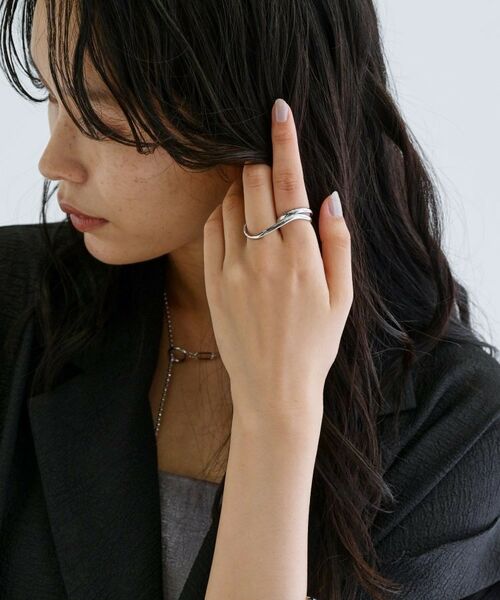 GALLEST / ギャレスト リング | カーブダブルリング | 詳細1