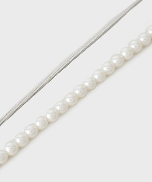 GALLEST / ギャレスト ネックレス・ペンダント・チョーカー | パール調ラリエットネックレス | 詳細3