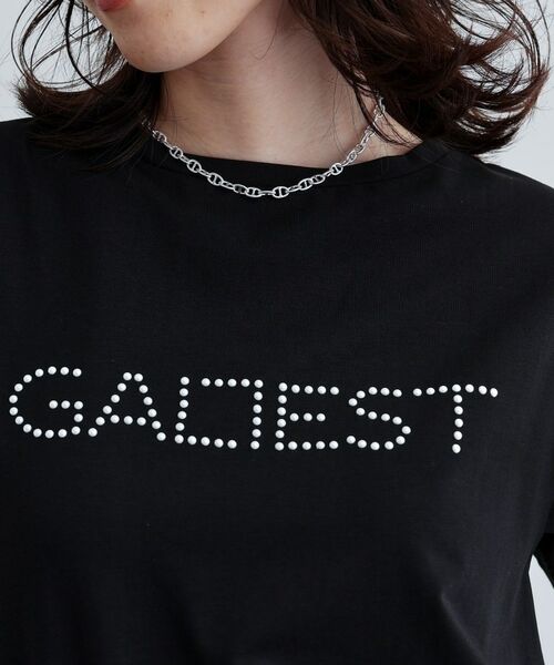 GALLEST / ギャレスト Tシャツ | パール調ロゴTシャツ | 詳細11