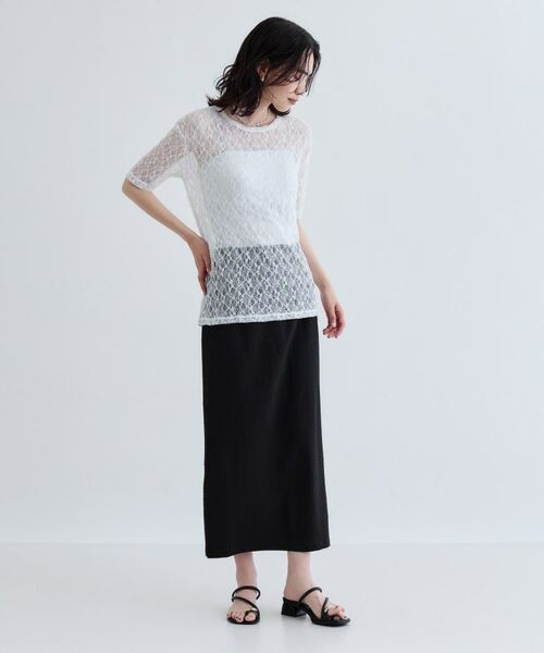 GALLEST / ギャレスト カットソー | 半袖レースカットソー | 詳細6