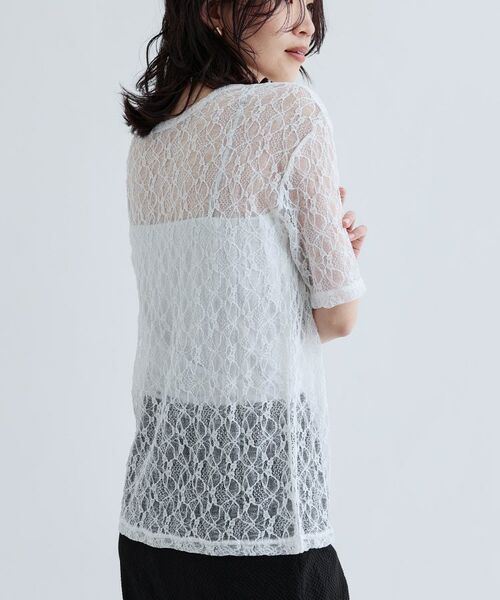 GALLEST / ギャレスト カットソー | 半袖レースカットソー | 詳細7