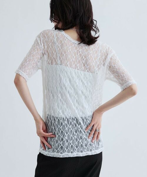 GALLEST / ギャレスト カットソー | 半袖レースカットソー | 詳細8