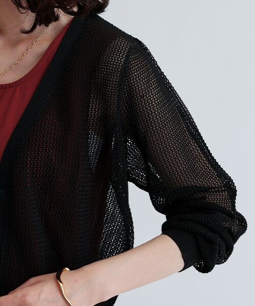 GALLEST / ギャレスト カーディガン・ボレロ | 【再入荷】メッシュジップカーディガン | 詳細14