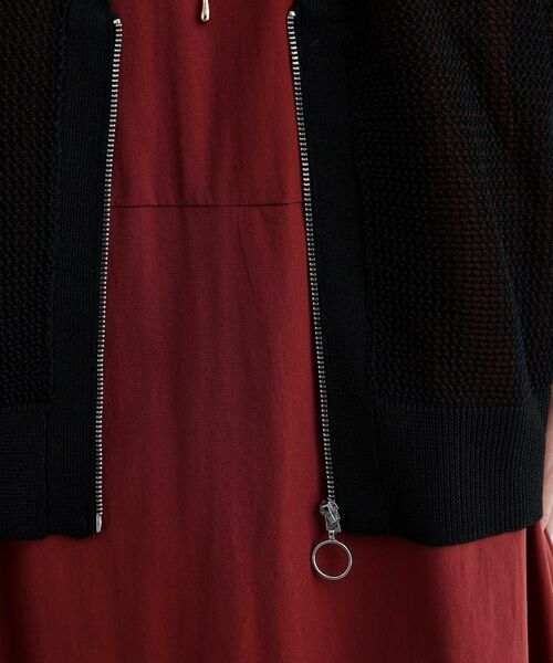 GALLEST / ギャレスト カーディガン・ボレロ | 【再入荷】メッシュジップカーディガン | 詳細15