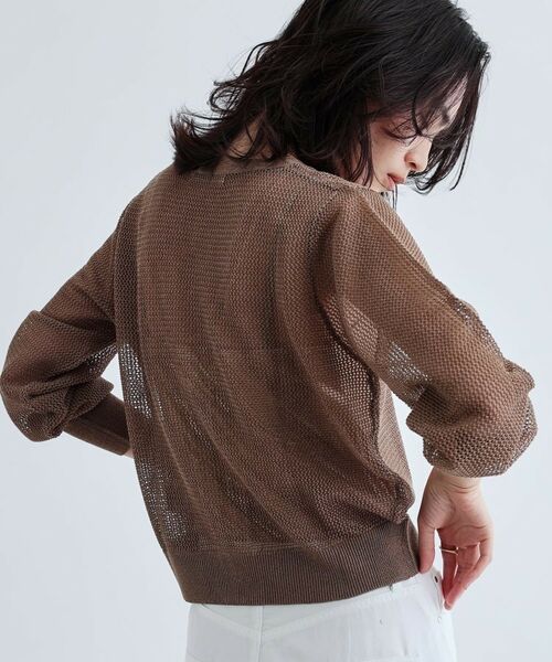 GALLEST / ギャレスト カーディガン・ボレロ | 【再入荷】メッシュジップカーディガン | 詳細2