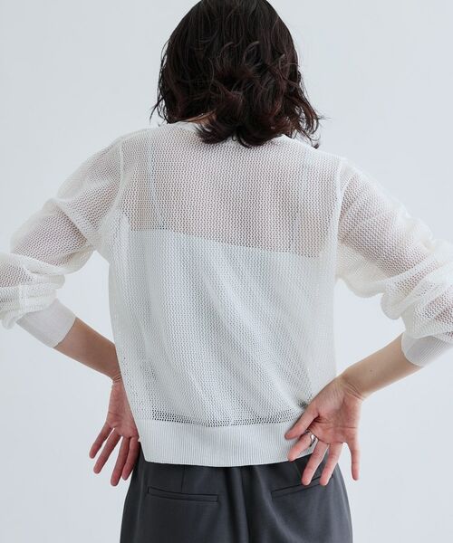 GALLEST / ギャレスト カーディガン・ボレロ | 【再入荷】メッシュジップカーディガン | 詳細8