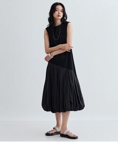 GALLEST / ギャレスト ロング・マキシ丈ワンピース | バルーン切替ワンピース