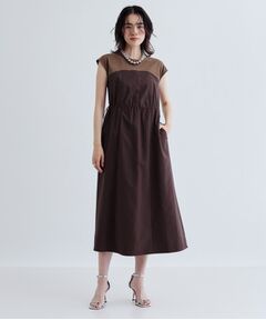 GALLEST / ギャレスト ロング・マキシ丈ワンピース | ストライプサッカービスチェワンピース