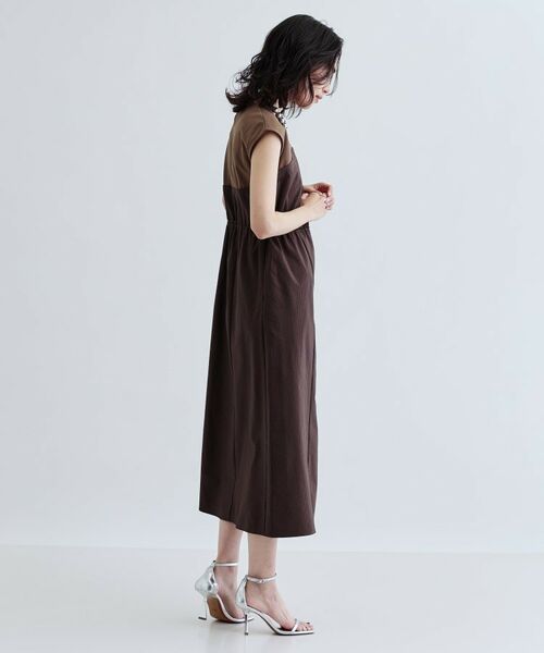 GALLEST / ギャレスト ロング・マキシ丈ワンピース | ストライプサッカービスチェワンピース | 詳細1