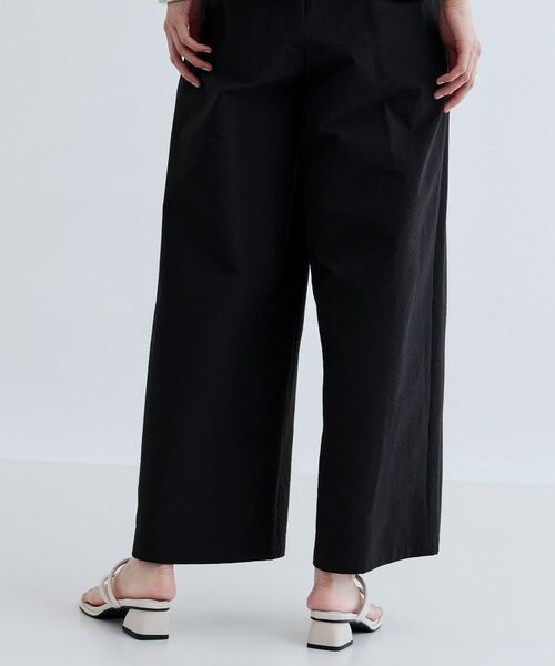 GALLEST / ギャレスト パンツ | 【セットアップ可能】ストライプサッカーワイドパンツ【洗える/カセット服】 | 詳細4