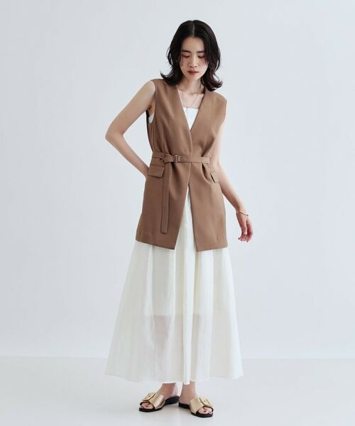 GALLEST / ギャレスト ロング・マキシ丈スカート | シアーマキシスカート | 詳細1