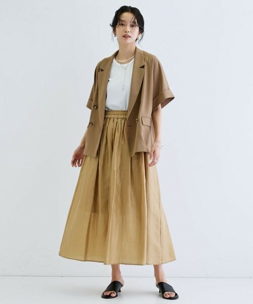 GALLEST / ギャレスト ロング・マキシ丈スカート | シアーマキシスカート | 詳細10