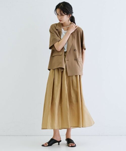 GALLEST / ギャレスト ロング・マキシ丈スカート | シアーマキシスカート | 詳細12