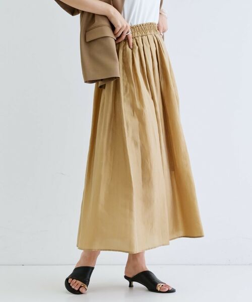 GALLEST / ギャレスト ロング・マキシ丈スカート | シアーマキシスカート | 詳細13