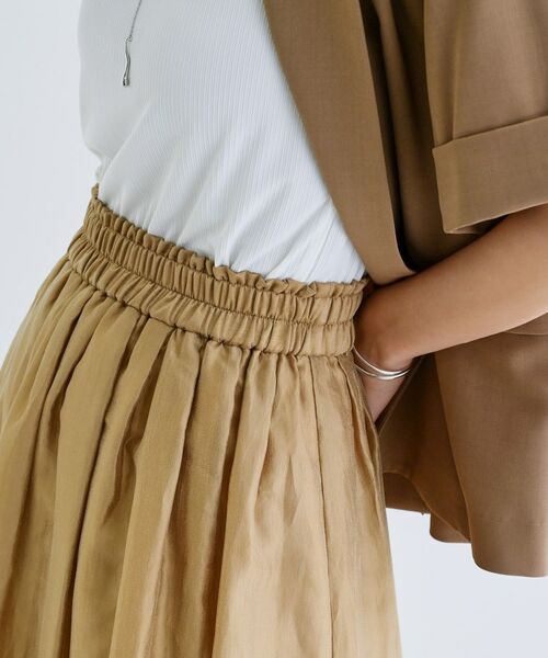 GALLEST / ギャレスト ロング・マキシ丈スカート | シアーマキシスカート | 詳細15