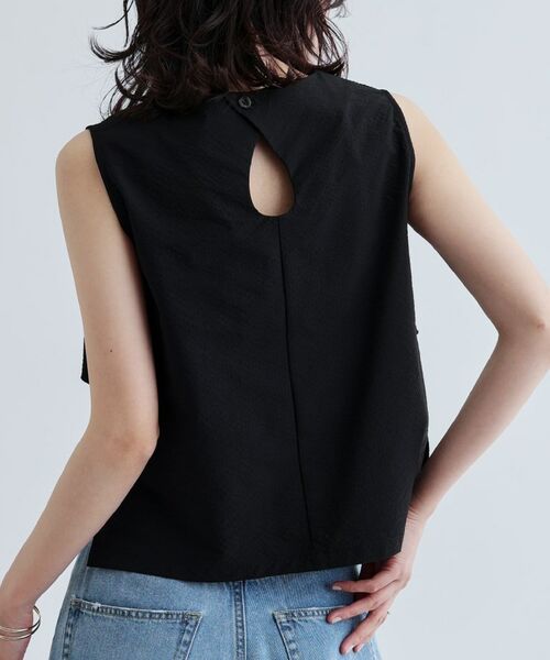 GALLEST / ギャレスト シャツ・ブラウス | 【セットアップ可能】ストライプサッカーフリルブラウス【洗える/カセット服】 | 詳細12