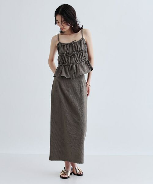 GALLEST / ギャレスト キャミソール・チューブトップ | 【セットアップ可能】スクエアサッカービスチェ【洗える/カセット服】 | 詳細6