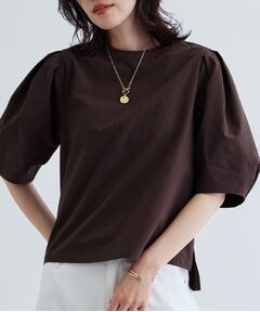 GALLEST / ギャレスト シャツ・ブラウス | 【セットアップ可能】ストライプサッカーブラウス