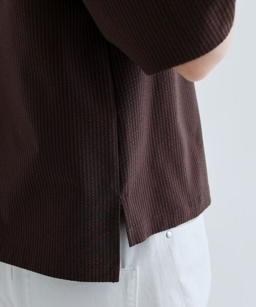 GALLEST / ギャレスト シャツ・ブラウス | 【セットアップ可能】ストライプサッカーブラウス | 詳細12