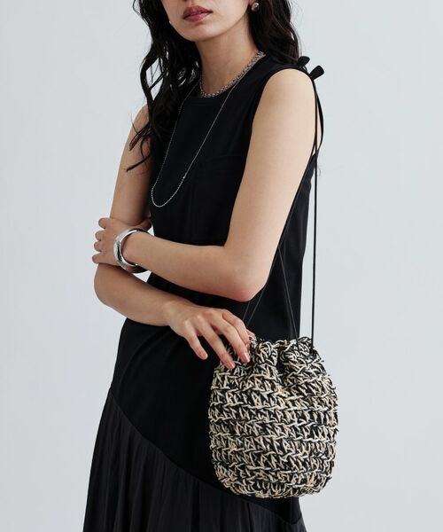 GALLEST / ギャレスト ハンドバッグ | 【The Bagmati】ABACA巾着バッグ | 詳細1