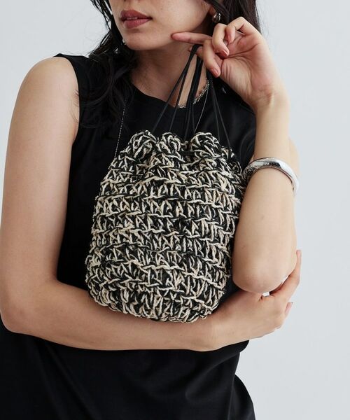 GALLEST / ギャレスト ハンドバッグ | 【The Bagmati】ABACA巾着バッグ | 詳細2