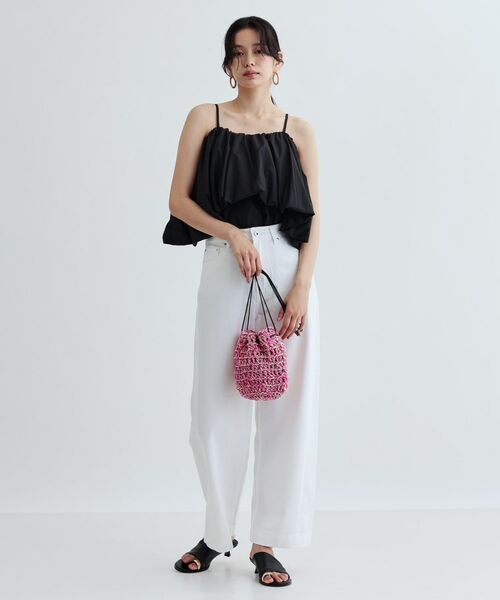 GALLEST / ギャレスト ハンドバッグ | 【The Bagmati】ABACA巾着バッグ | 詳細4