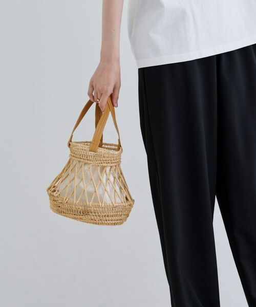 GALLEST / ギャレスト ハンドバッグ | 天然草ラウンドかごバッグ | 詳細2