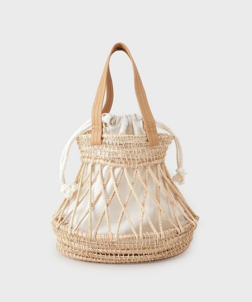 GALLEST / ギャレスト ハンドバッグ | 天然草ラウンドかごバッグ | 詳細3